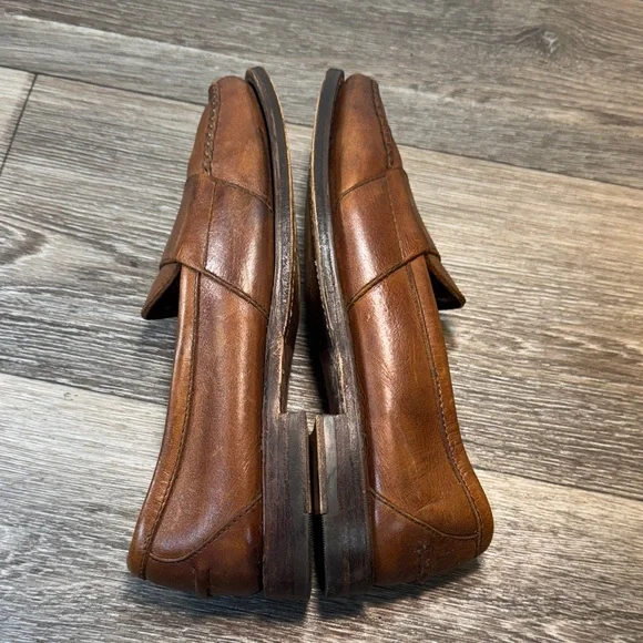 Vintage POLO Ralph Lauren Classic Brown Leather Loafers men’s 9.5 (j160) - Picture 10 of 13